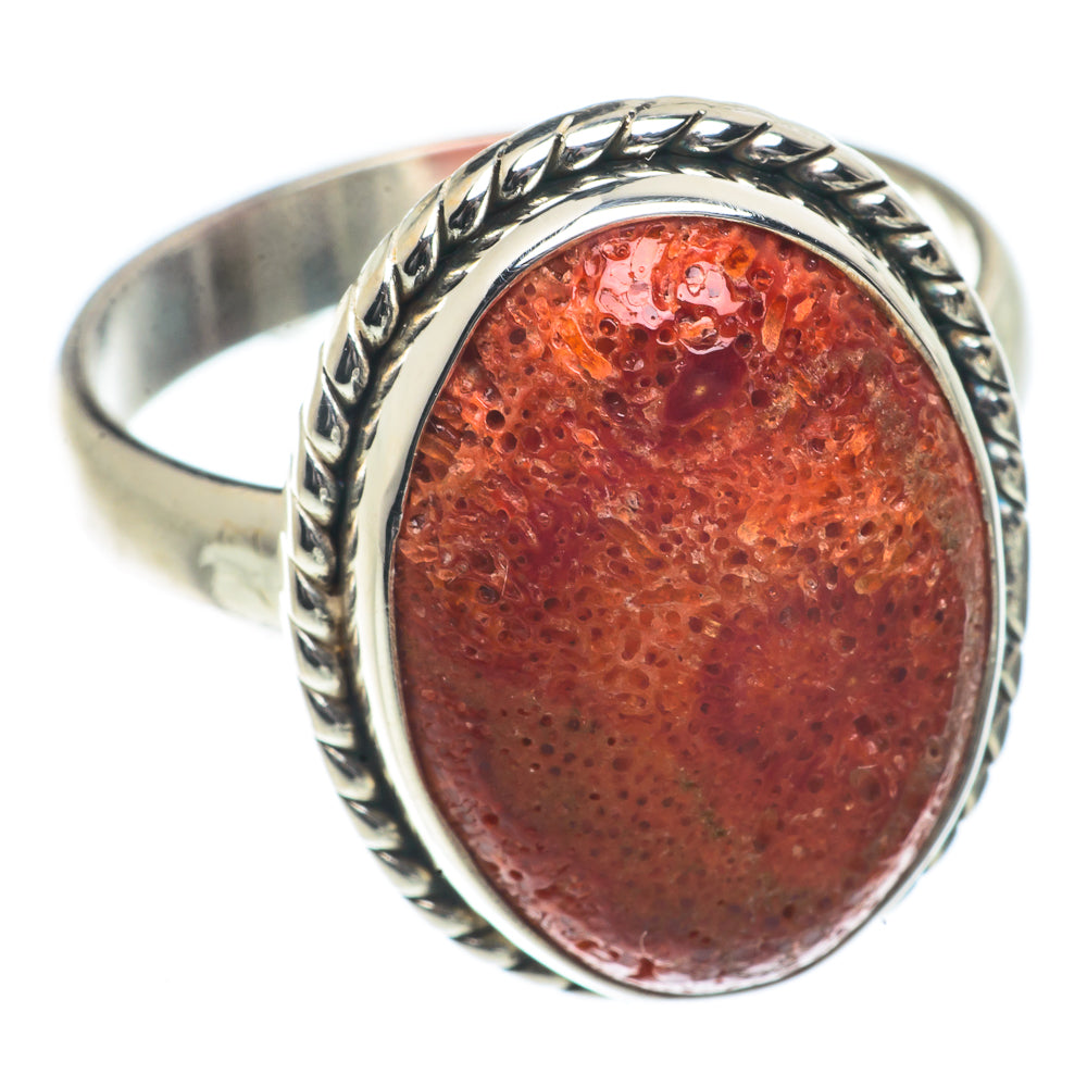 Sponge Coral Rings handcrafted by Ana Silver Co - RING66447