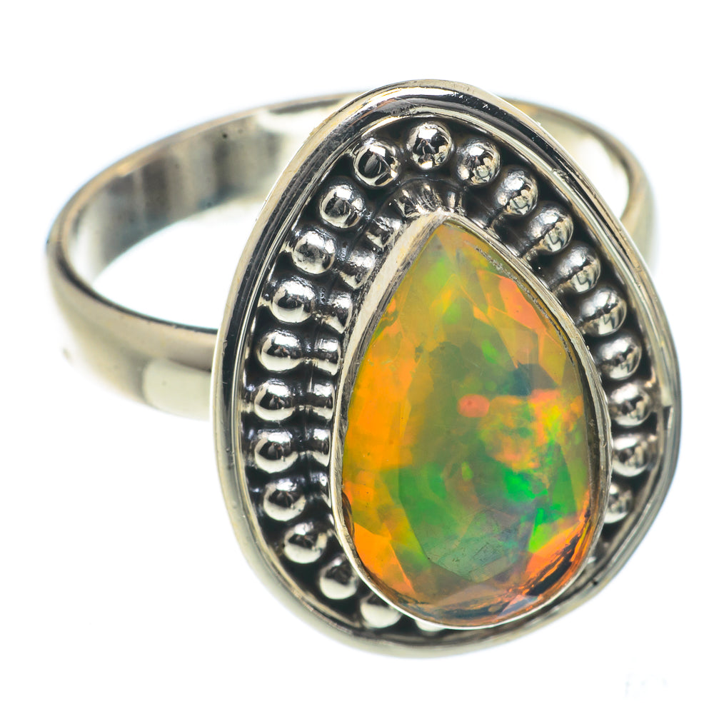 Ethiopian Opal Rings handcrafted by Ana Silver Co - RING66461
