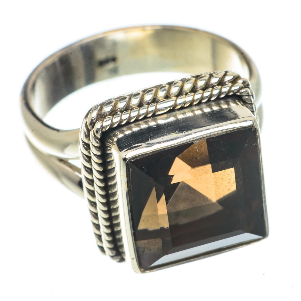 Smoky Quartz Rings handcrafted by Ana Silver Co - RING66499