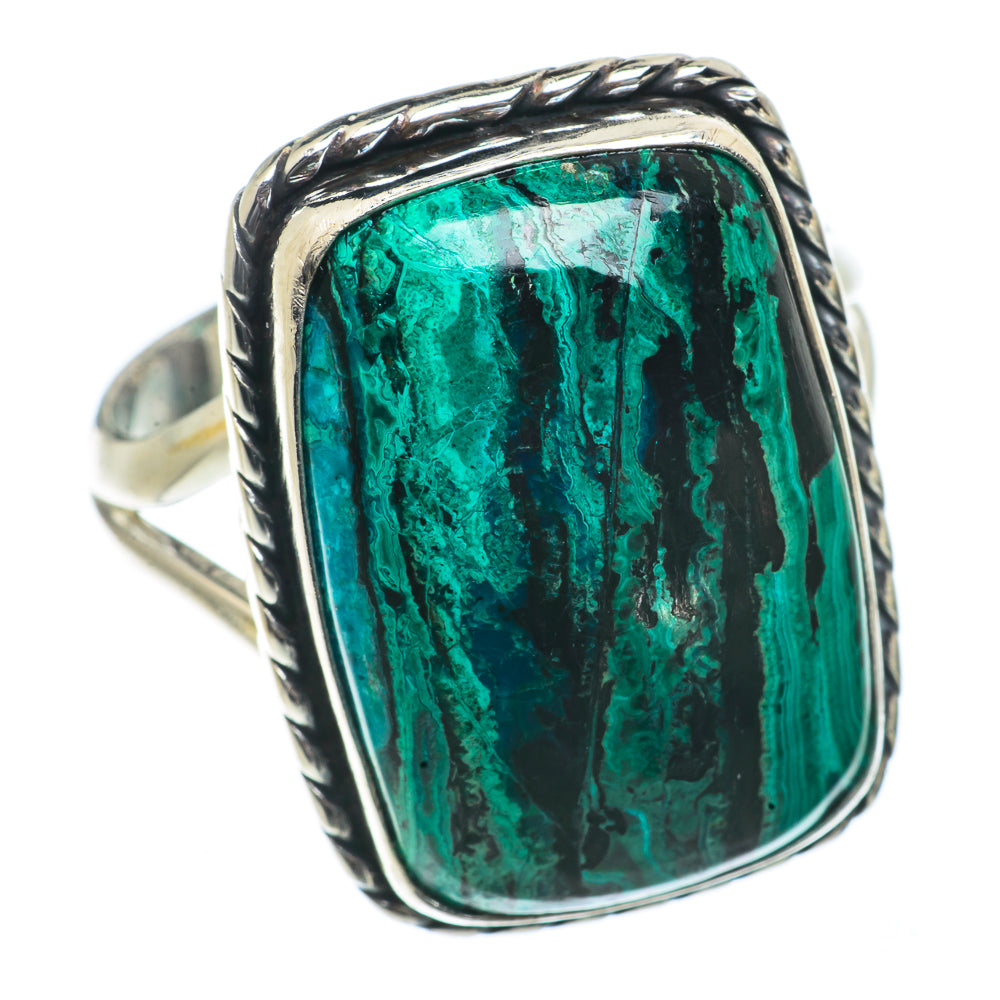 Chrysocolla Rings handcrafted by Ana Silver Co - RING66520