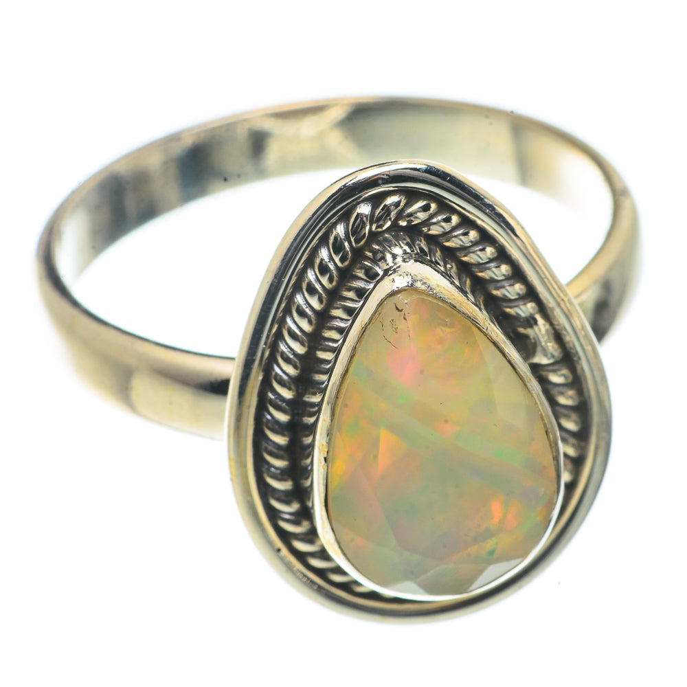 Ethiopian Opal Rings handcrafted by Ana Silver Co - RING66612