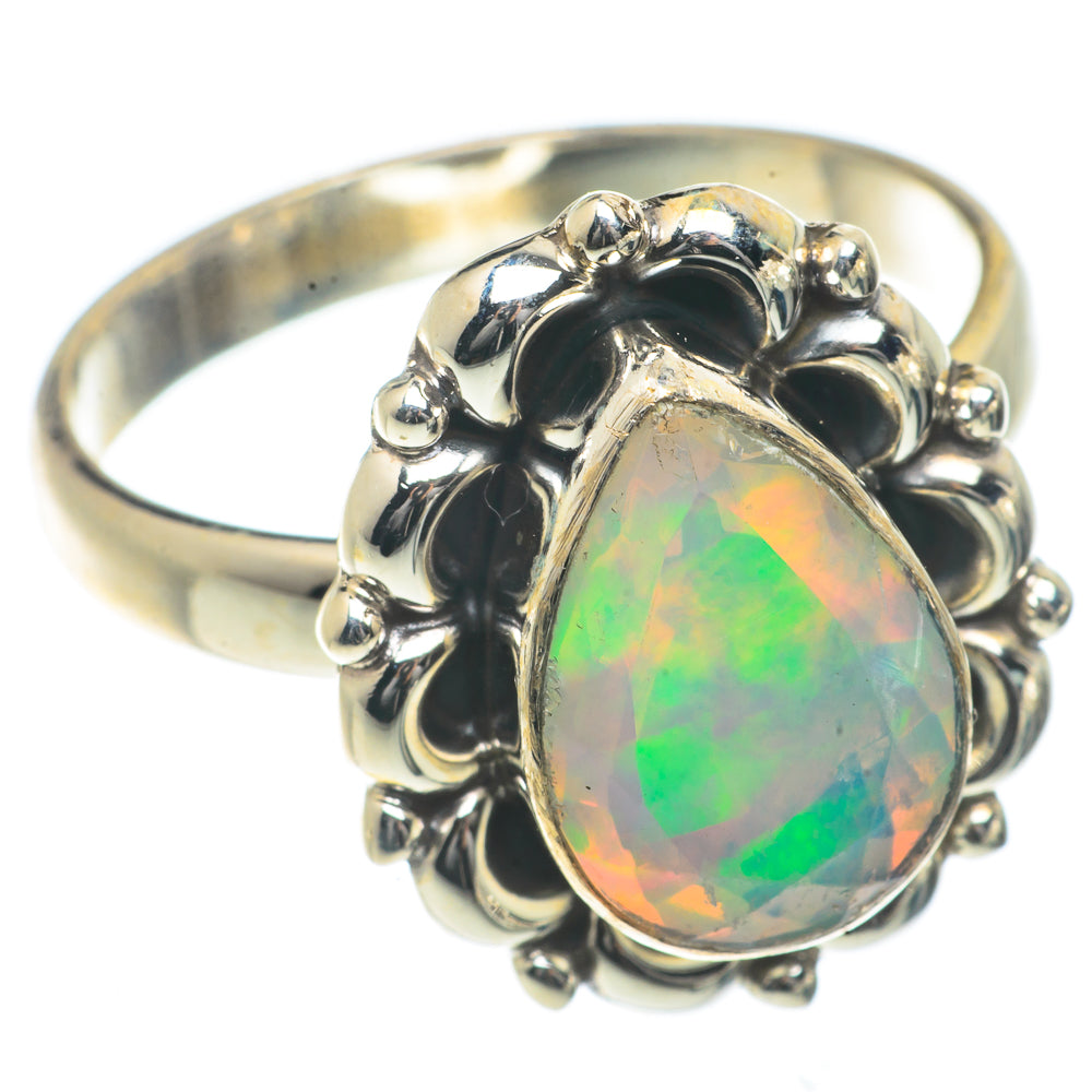 Ethiopian Opal Rings handcrafted by Ana Silver Co - RING66631