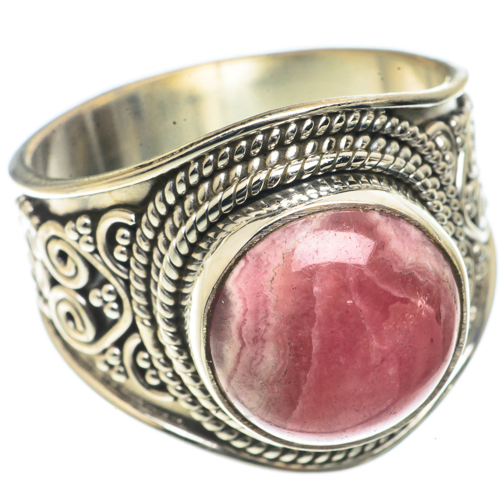 Rhodochrosite Rings handcrafted by Ana Silver Co - RING66654