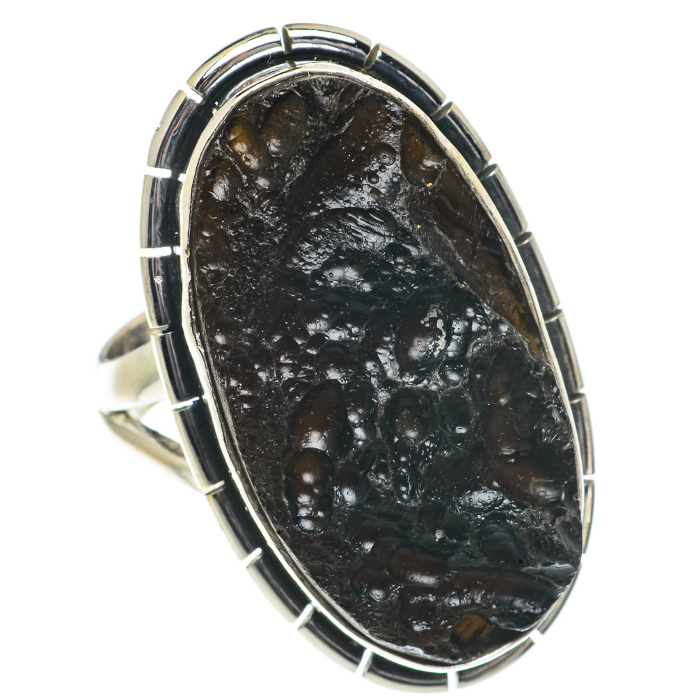 Tektite Rings handcrafted by Ana Silver Co - RING66658