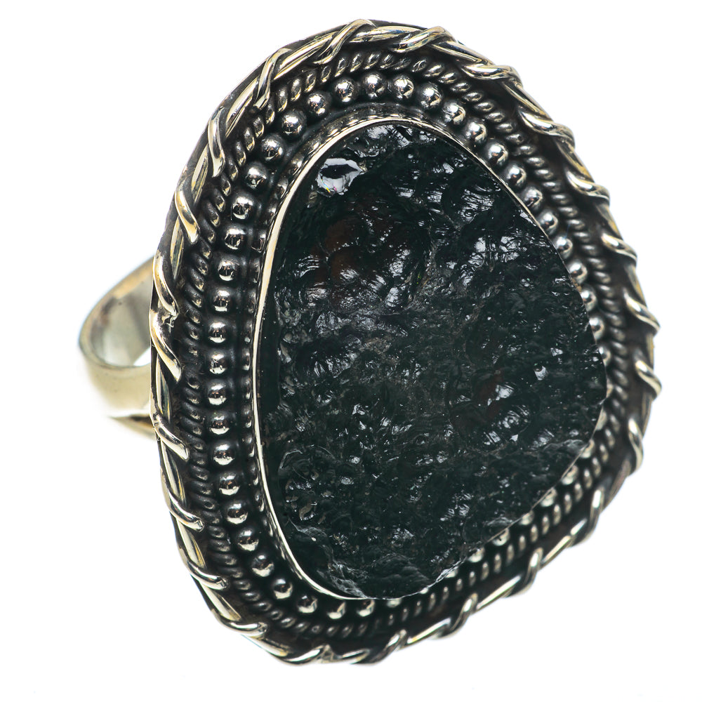 Tektite Rings handcrafted by Ana Silver Co - RING66685