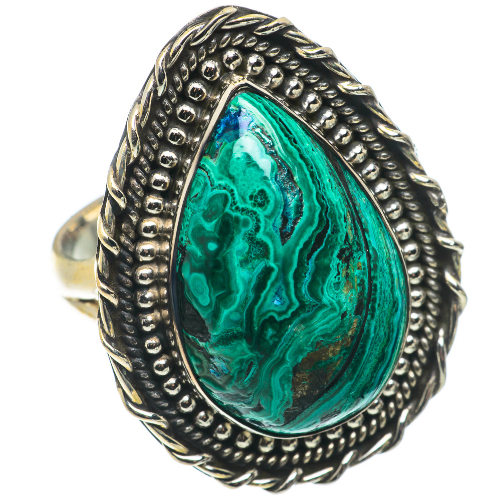 Chrysocolla Rings handcrafted by Ana Silver Co - RING66704