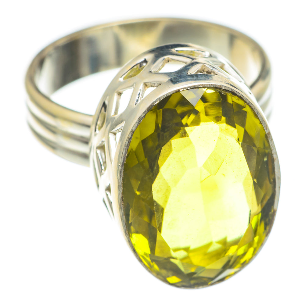 Olive Quartz Rings handcrafted by Ana Silver Co - RING66885