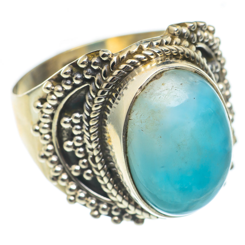 Larimar Rings handcrafted by Ana Silver Co - RING66892