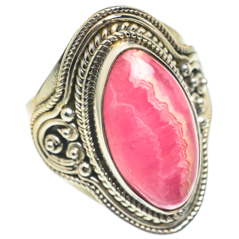 Rhodochrosite Rings handcrafted by Ana Silver Co - RING66900