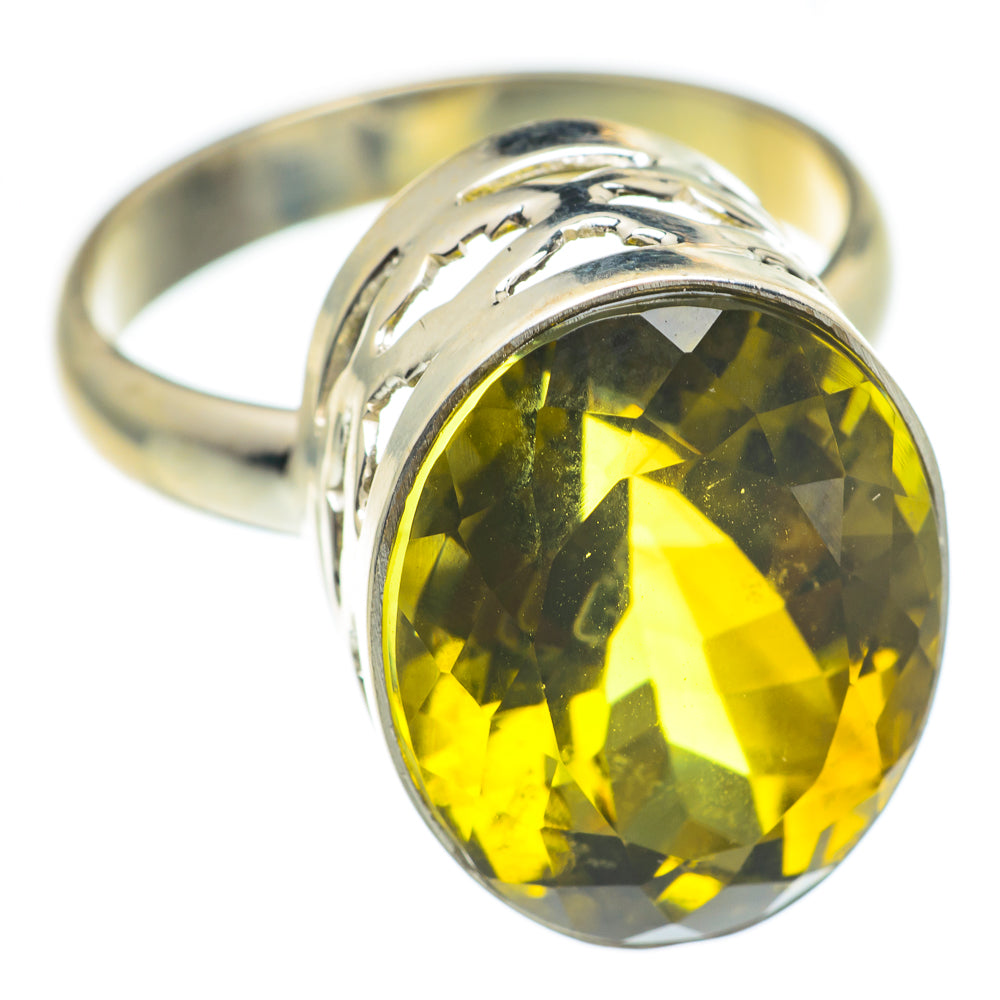 Olive Quartz Rings handcrafted by Ana Silver Co - RING66914