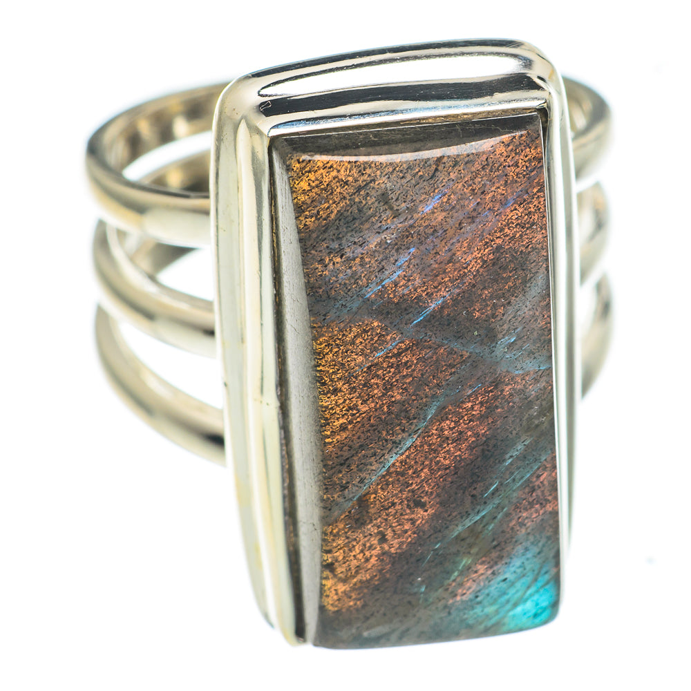 Labradorite Rings handcrafted by Ana Silver Co - RING66920