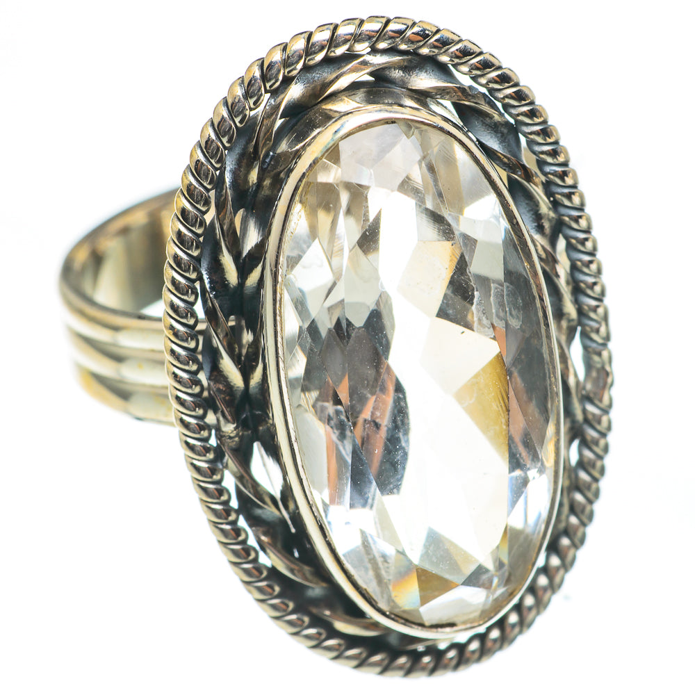 White Quartz Rings handcrafted by Ana Silver Co - RING66983