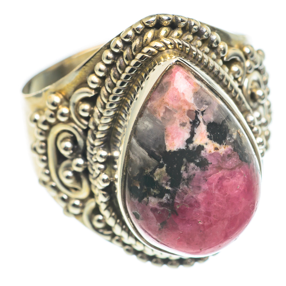 Rhodonite Rings handcrafted by Ana Silver Co - RING66998