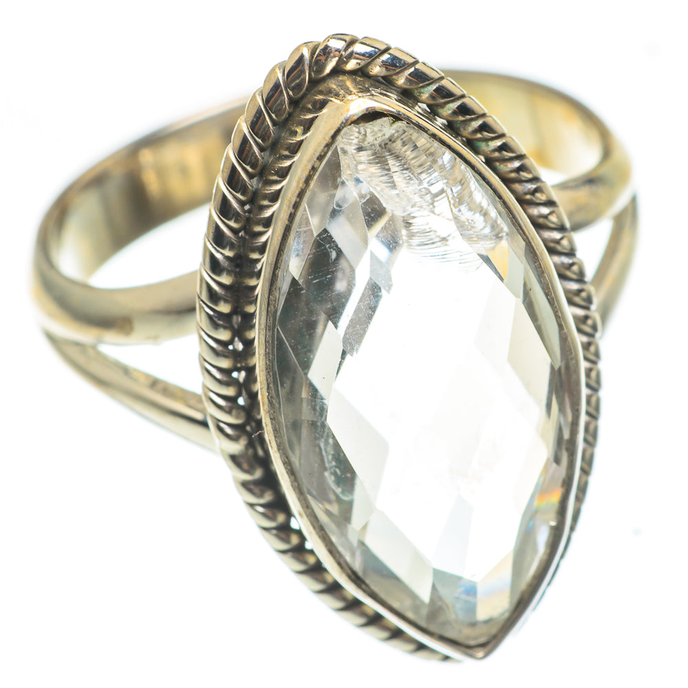 White Quartz Rings handcrafted by Ana Silver Co - RING67023