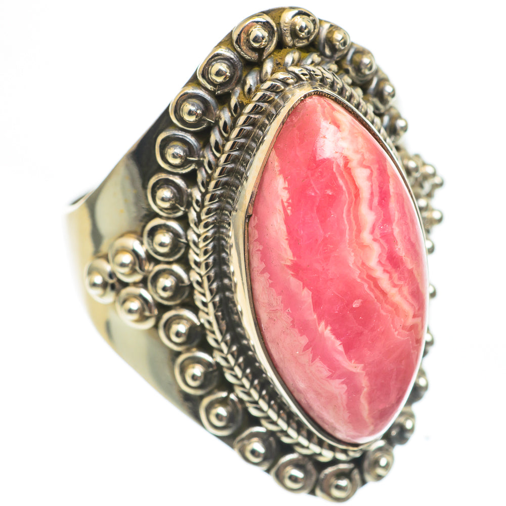 Rhodochrosite Rings handcrafted by Ana Silver Co - RING67035
