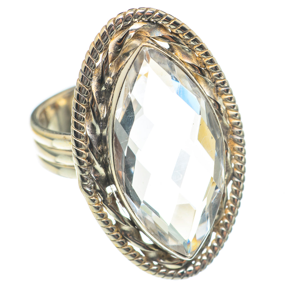 White Quartz Rings handcrafted by Ana Silver Co - RING67043