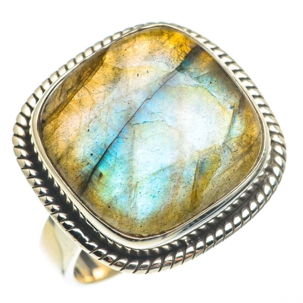 Labradorite Rings handcrafted by Ana Silver Co - RING67047