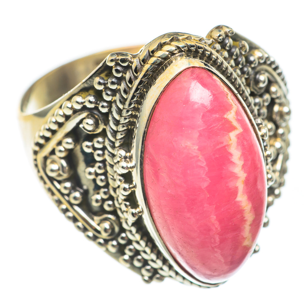 Rhodochrosite Rings handcrafted by Ana Silver Co - RING67054