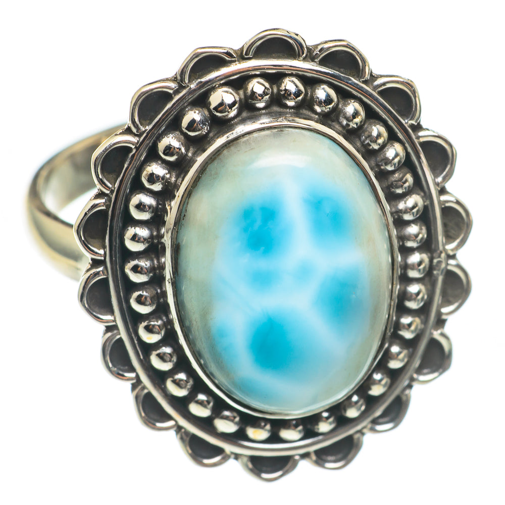 Larimar Rings handcrafted by Ana Silver Co - RING67063
