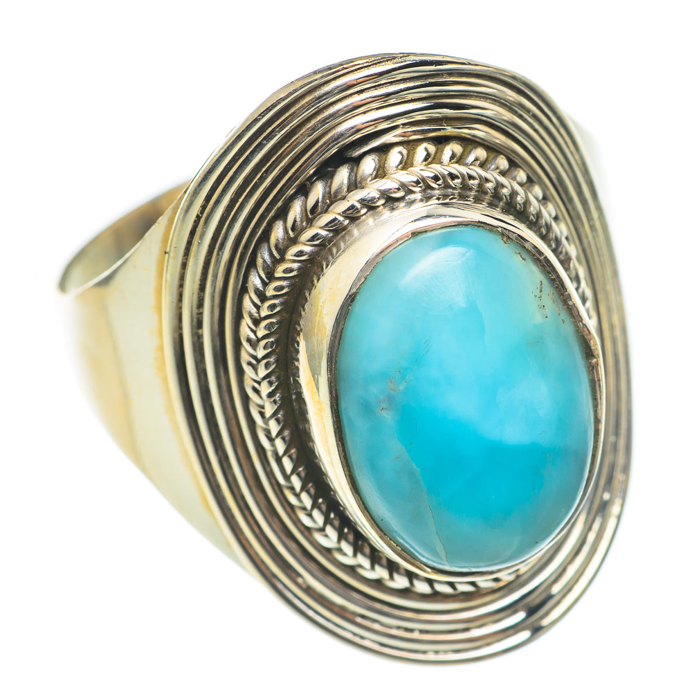 Larimar Rings handcrafted by Ana Silver Co - RING67098
