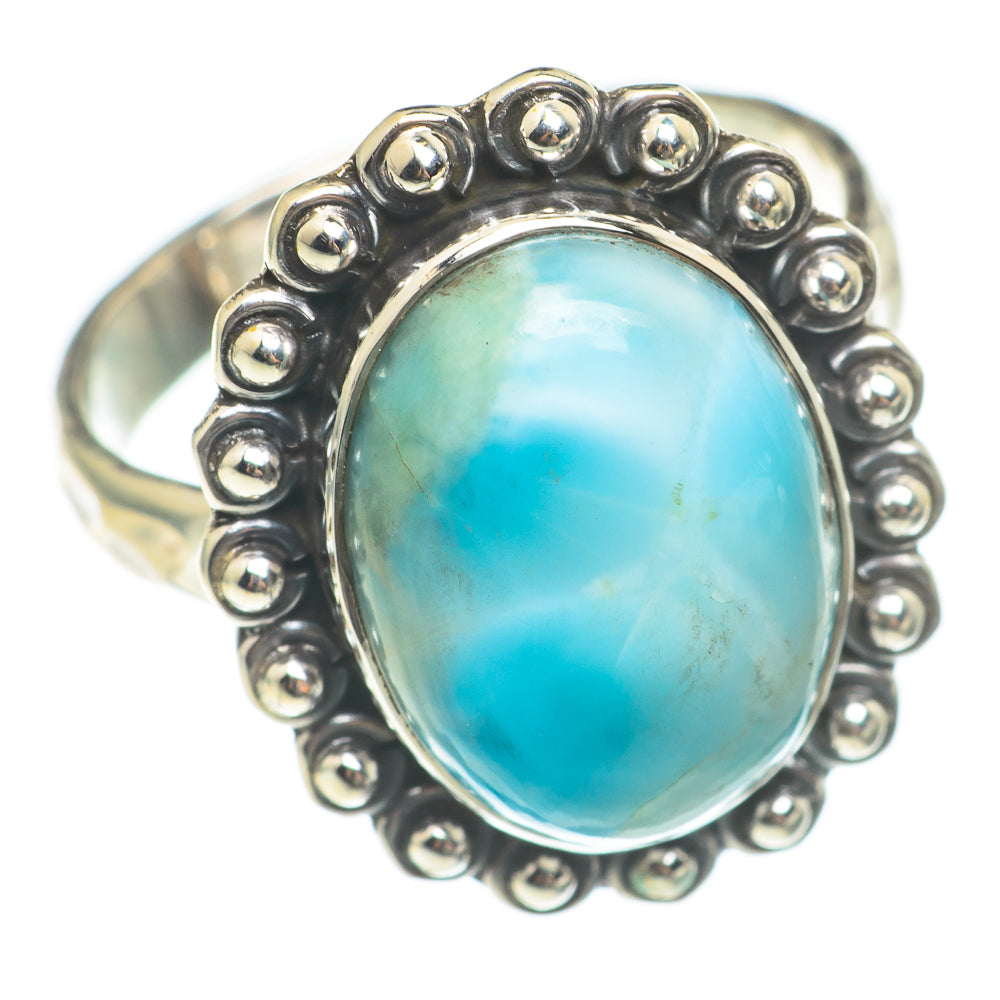Larimar Rings handcrafted by Ana Silver Co - RING67101