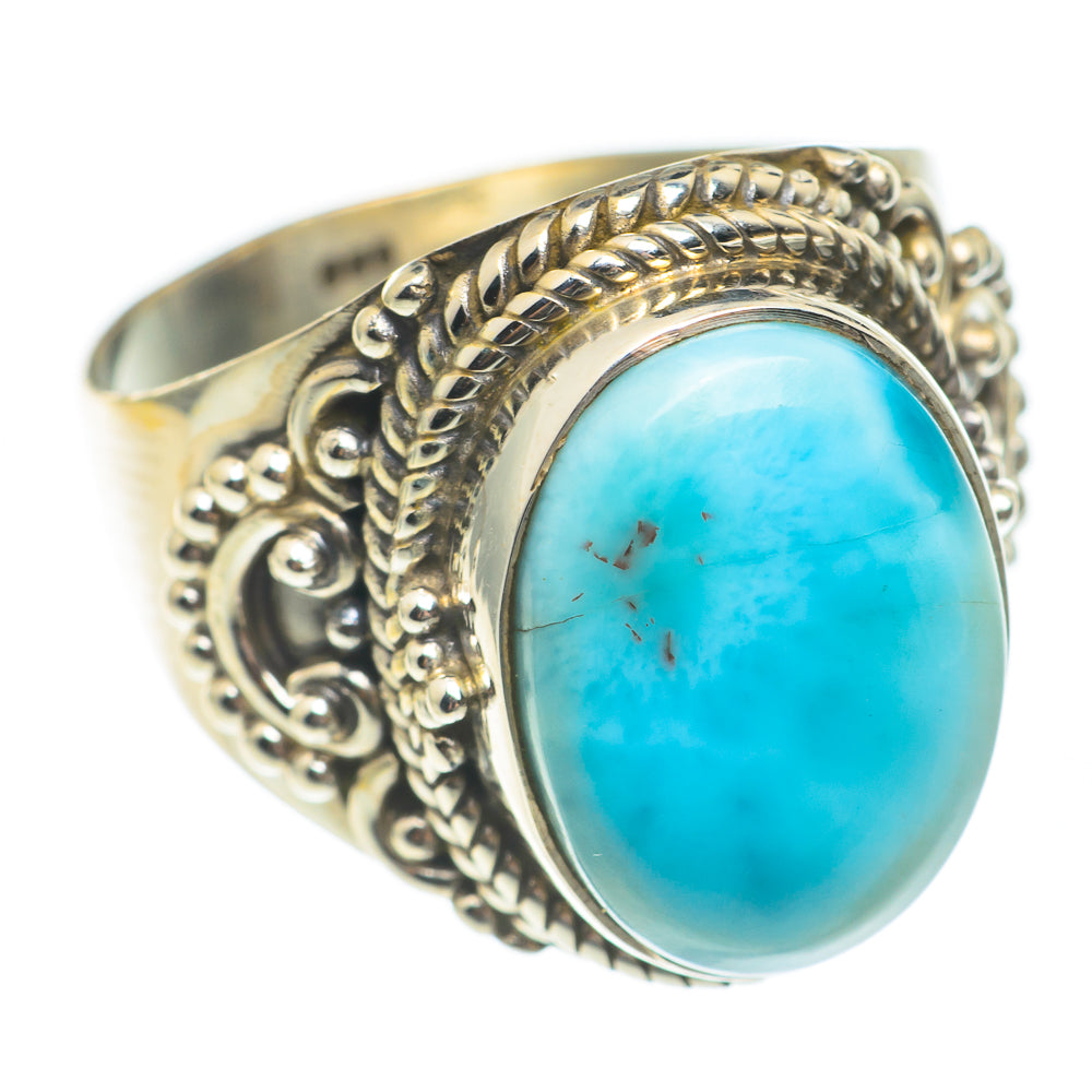 Larimar Rings handcrafted by Ana Silver Co - RING67103