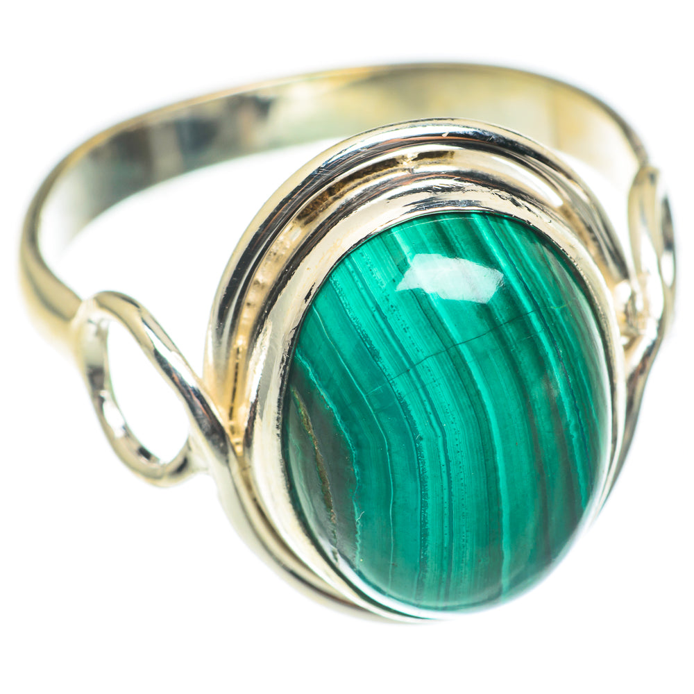 Malachite Rings handcrafted by Ana Silver Co - RING67105
