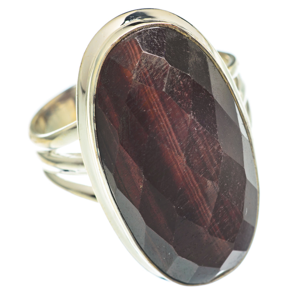 Red Tiger Eye Rings handcrafted by Ana Silver Co - RING67122