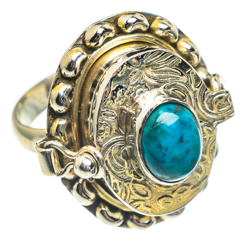 Chrysocolla Rings handcrafted by Ana Silver Co - RING67143