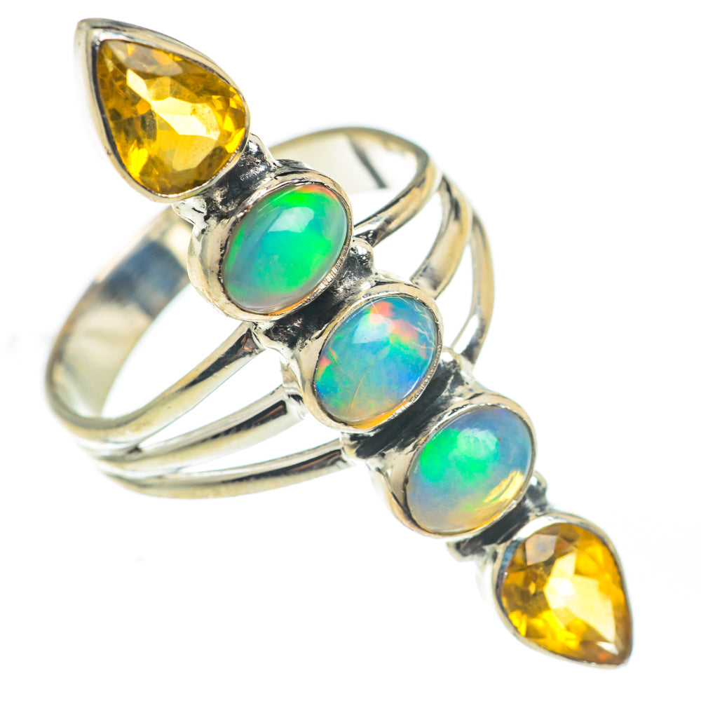 Ethiopian Opal Rings handcrafted by Ana Silver Co - RING67155
