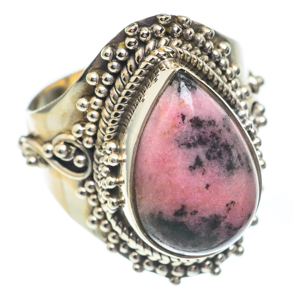 Rhodonite Rings handcrafted by Ana Silver Co - RING67207