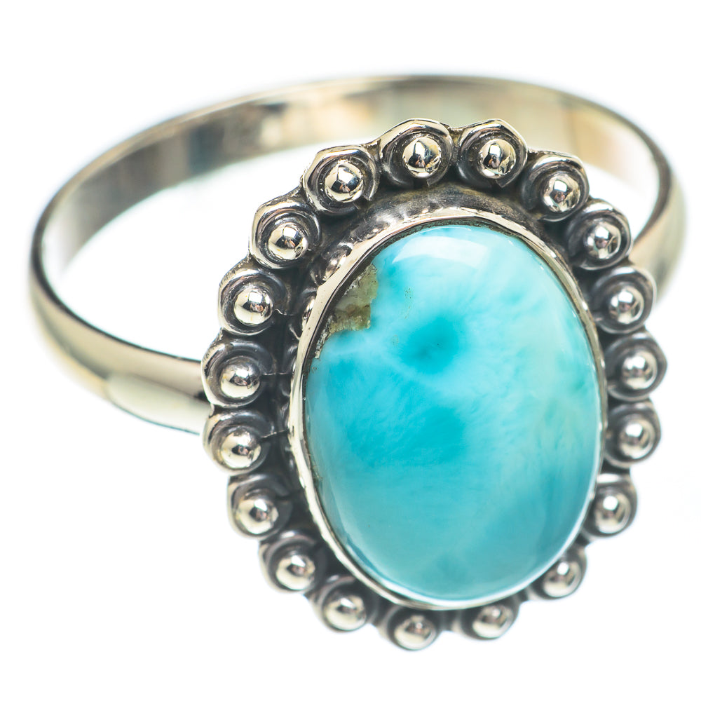 Larimar Rings handcrafted by Ana Silver Co - RING67228