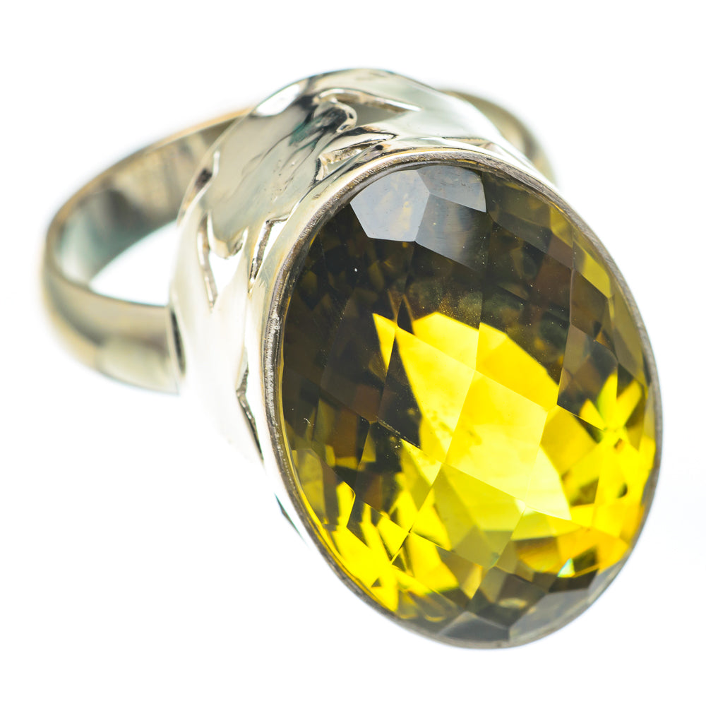 Olive Quartz Rings handcrafted by Ana Silver Co - RING67250