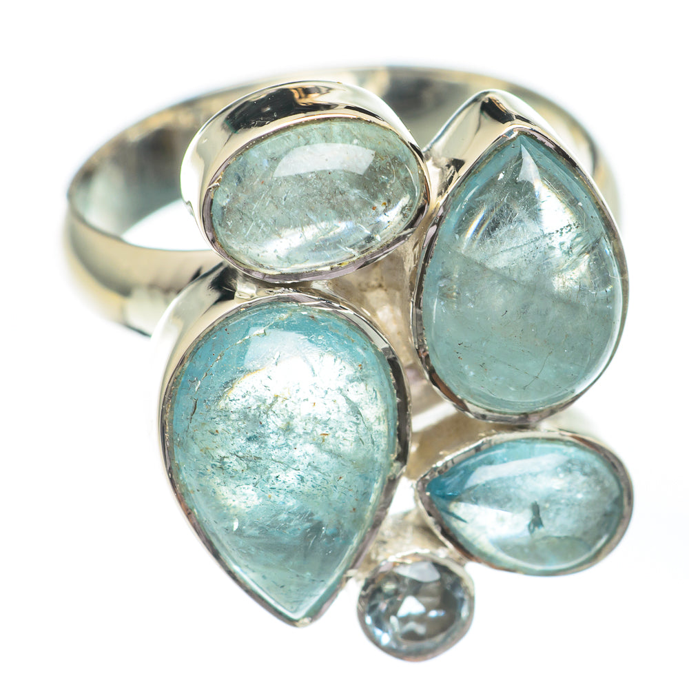 Aquamarine Rings handcrafted by Ana Silver Co - RING67254