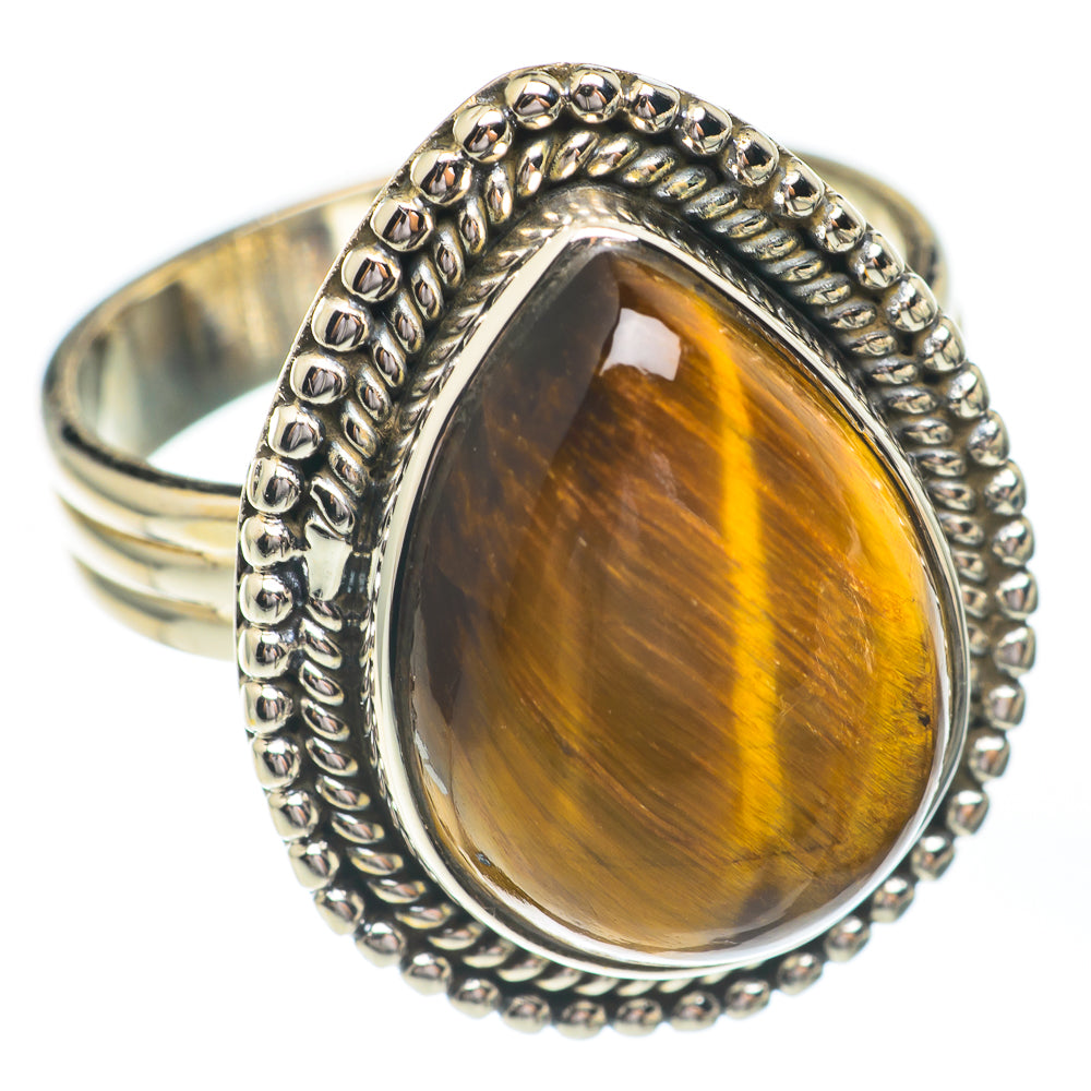 Tiger Eye Rings handcrafted by Ana Silver Co - RING67259