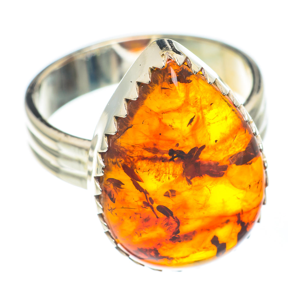 Baltic Amber Rings handcrafted by Ana Silver Co - RING67282