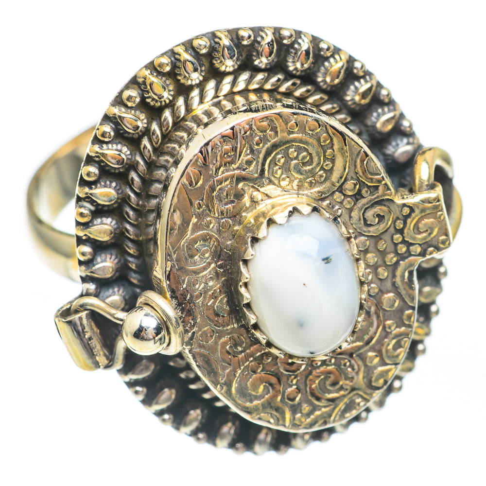 Dendritic Opal Rings handcrafted by Ana Silver Co - RING67429