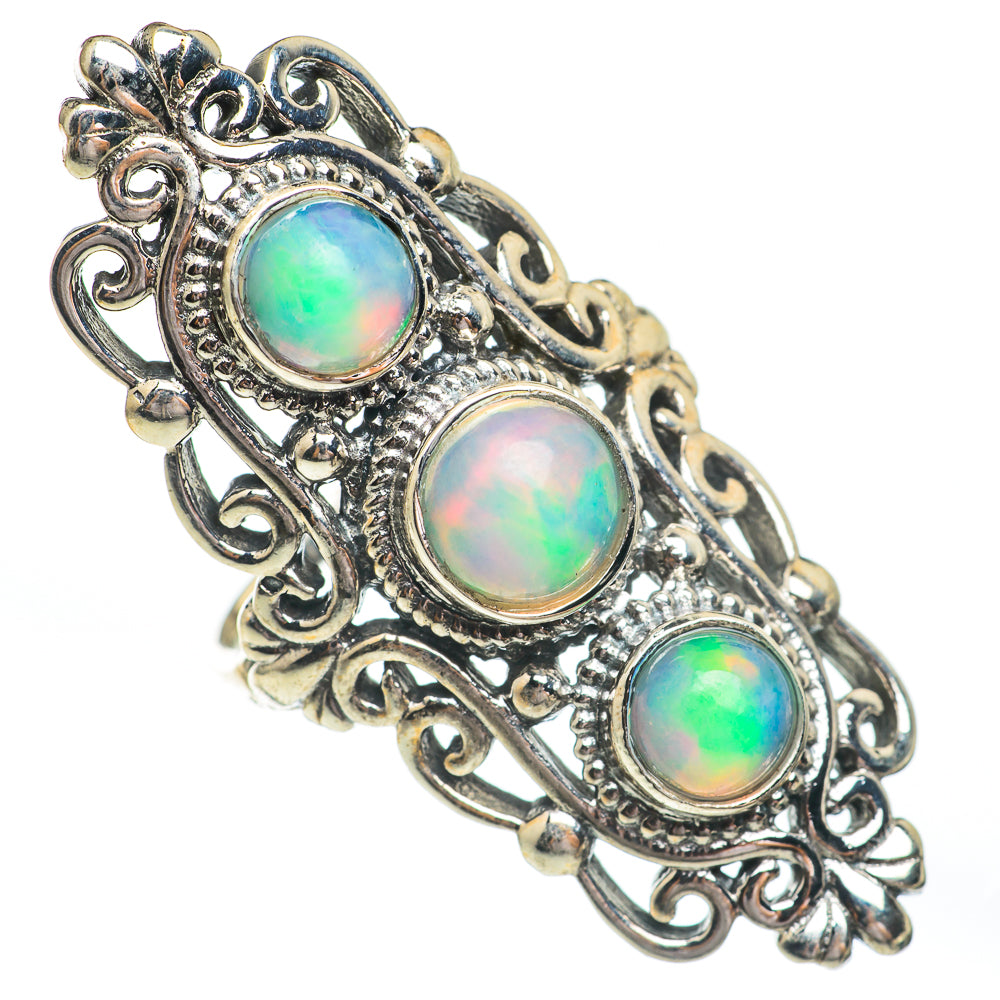 Ethiopian Opal Rings handcrafted by Ana Silver Co - RING67459