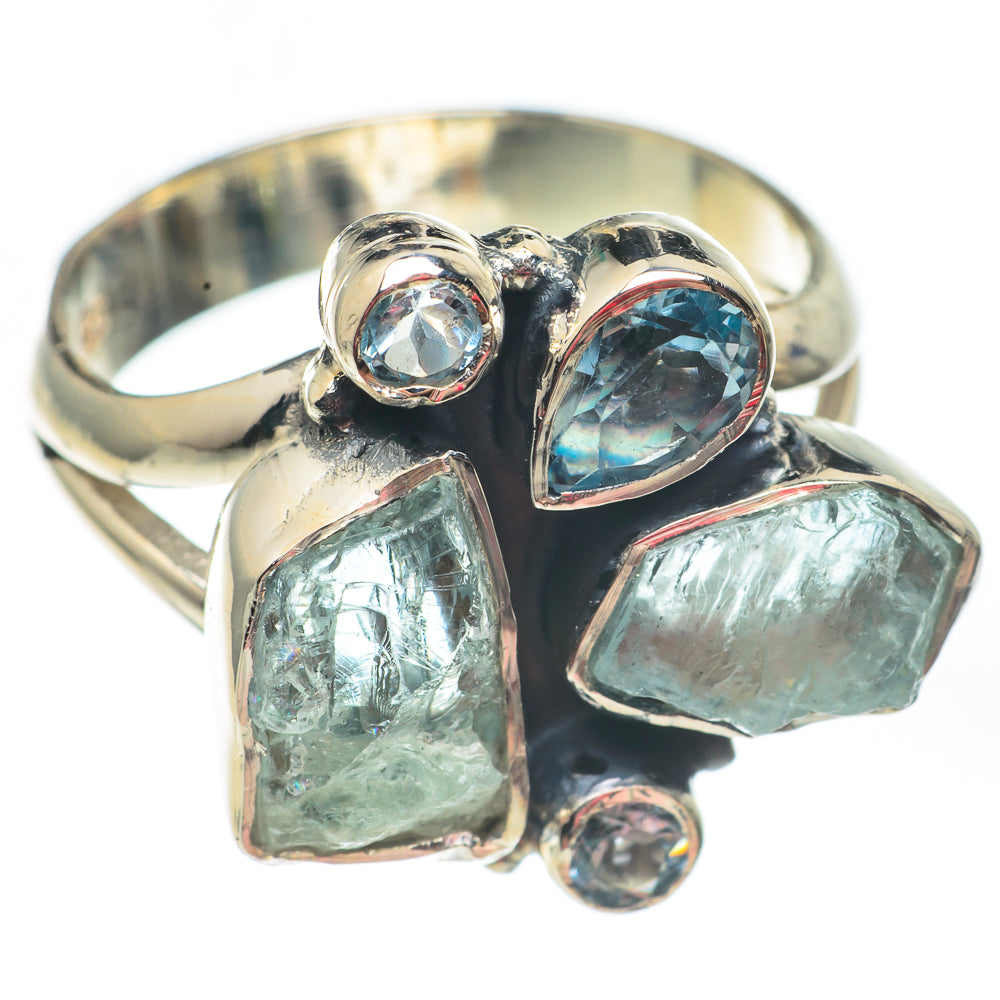 Aquamarine Rings handcrafted by Ana Silver Co - RING67464