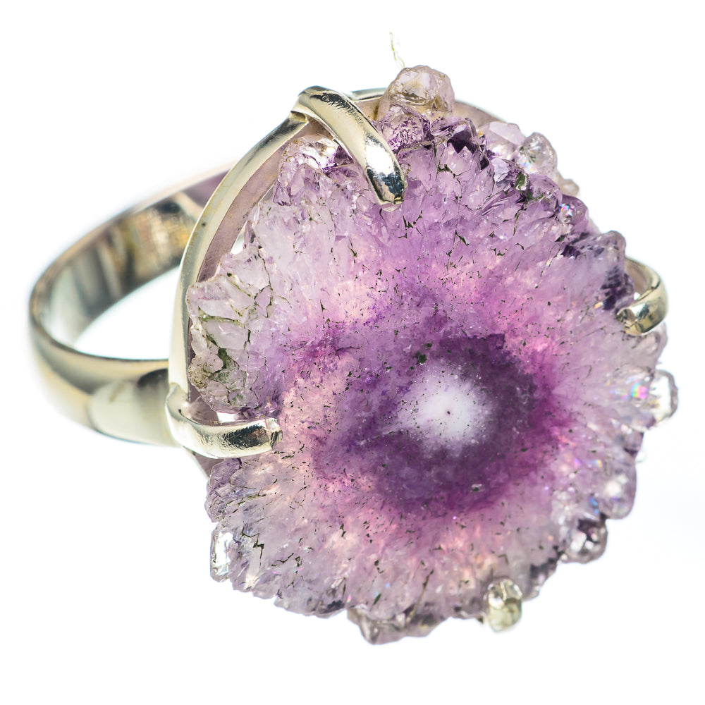 Amethyst Stalactite Rings handcrafted by Ana Silver Co - RING67480