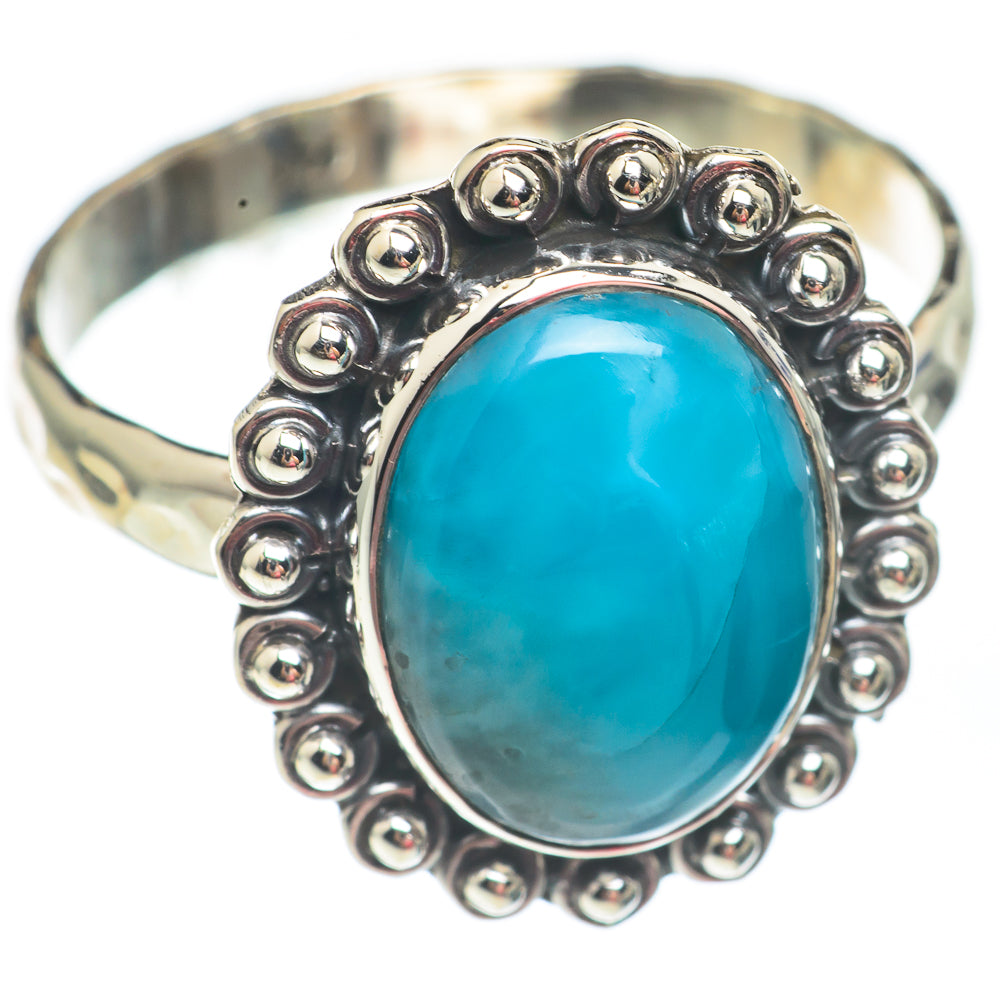 Larimar Rings handcrafted by Ana Silver Co - RING67495