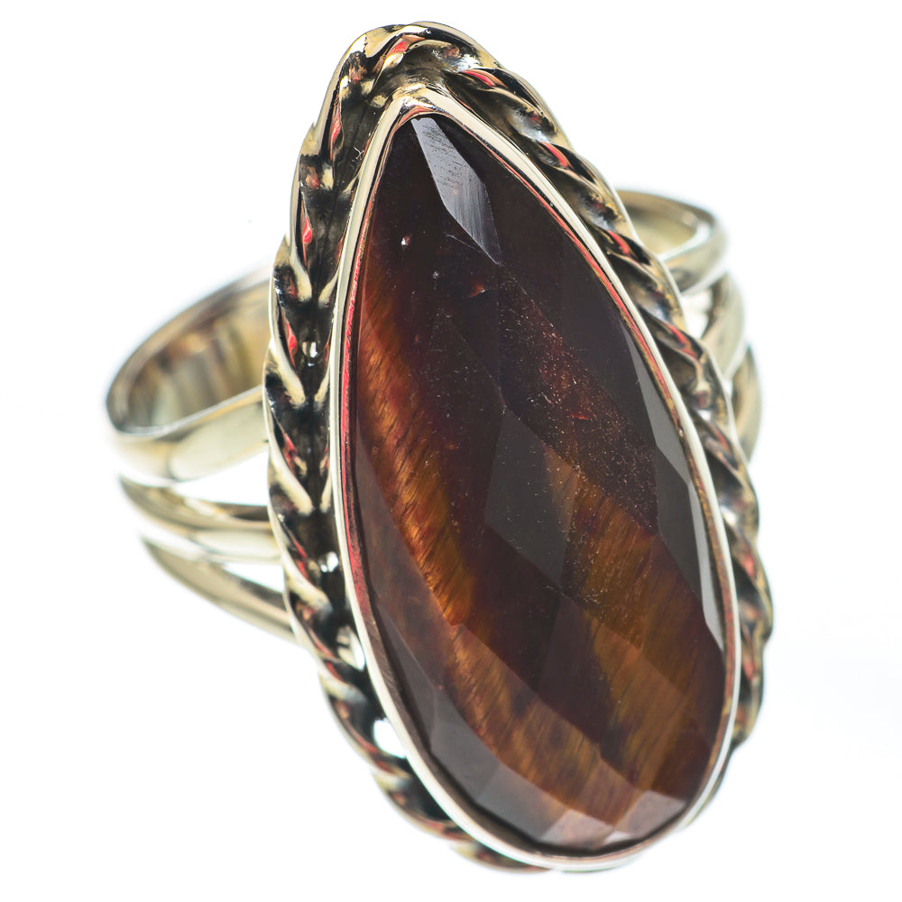 Tiger Eye Rings handcrafted by Ana Silver Co - RING67499