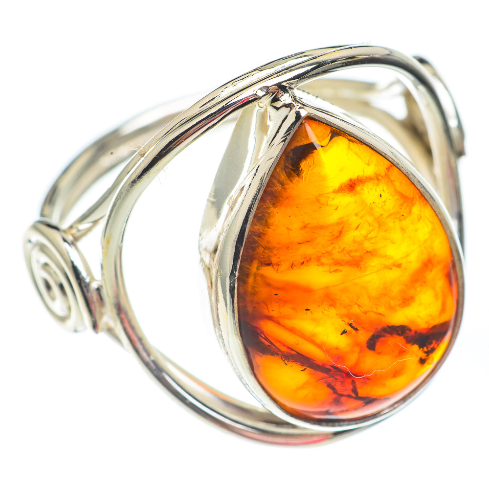 Baltic Amber Rings handcrafted by Ana Silver Co - RING67528
