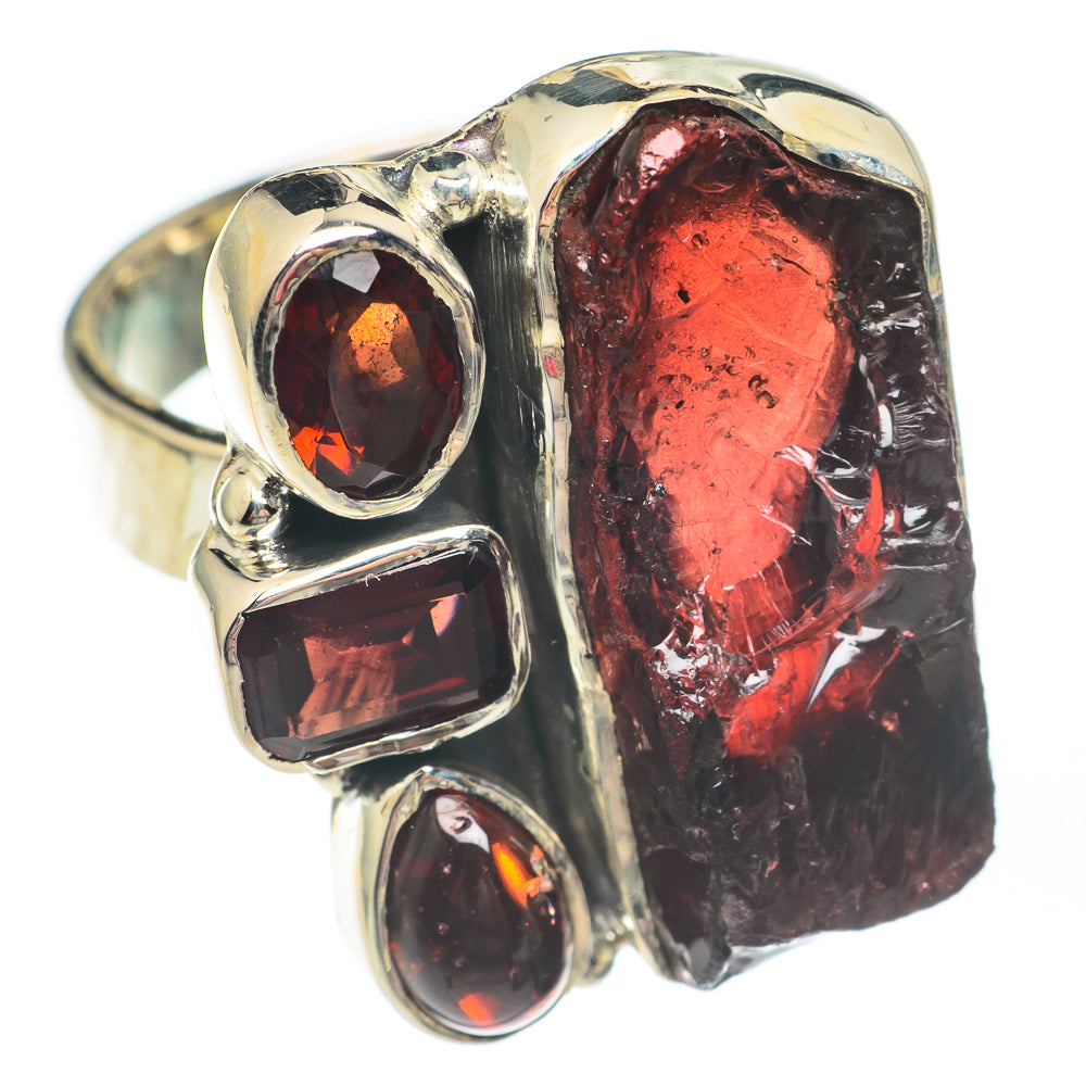 Garnet Rings handcrafted by Ana Silver Co - RING67611