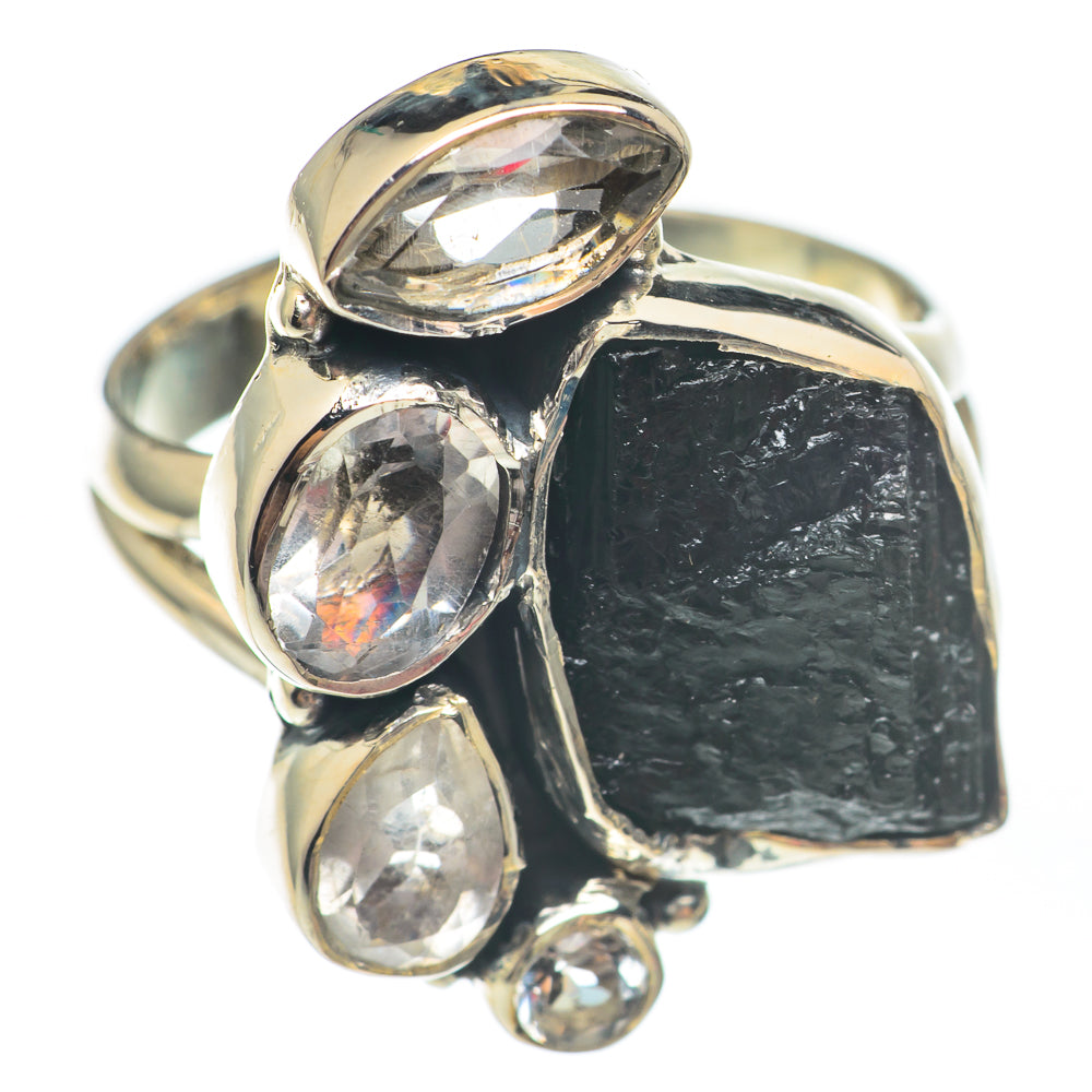 Black Tourmaline Rings handcrafted by Ana Silver Co - RING67617