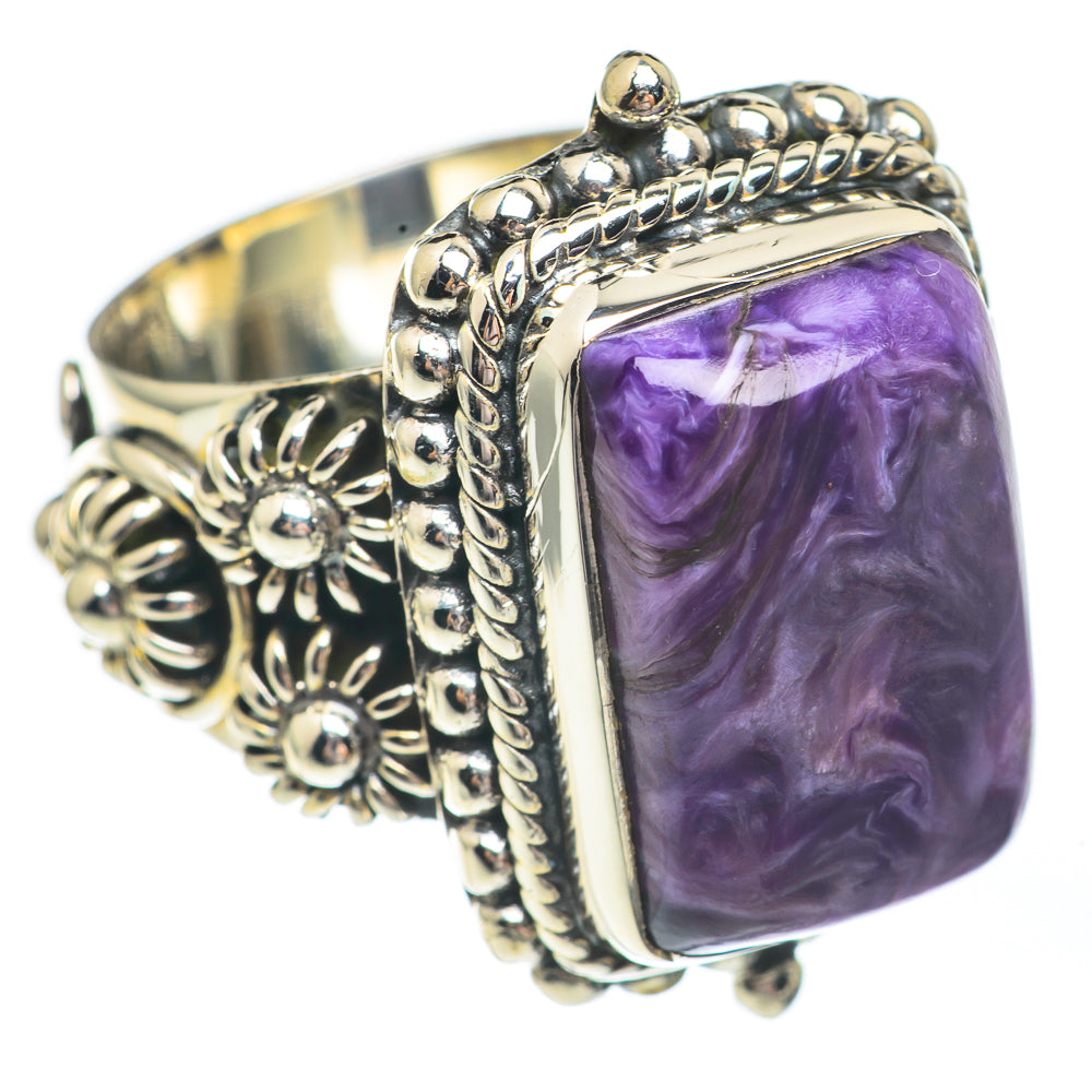 Charoite Rings handcrafted by Ana Silver Co - RING67711