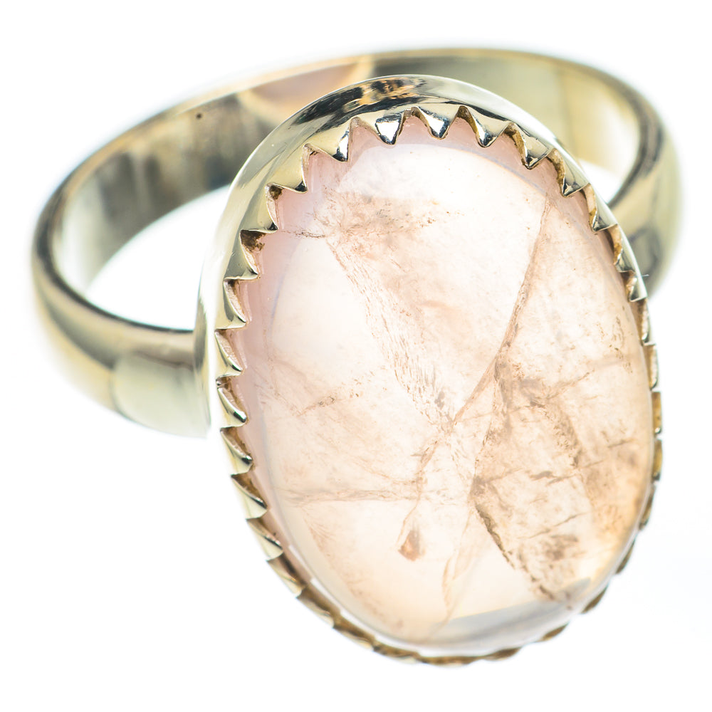 Rose Quartz Rings handcrafted by Ana Silver Co - RING67883