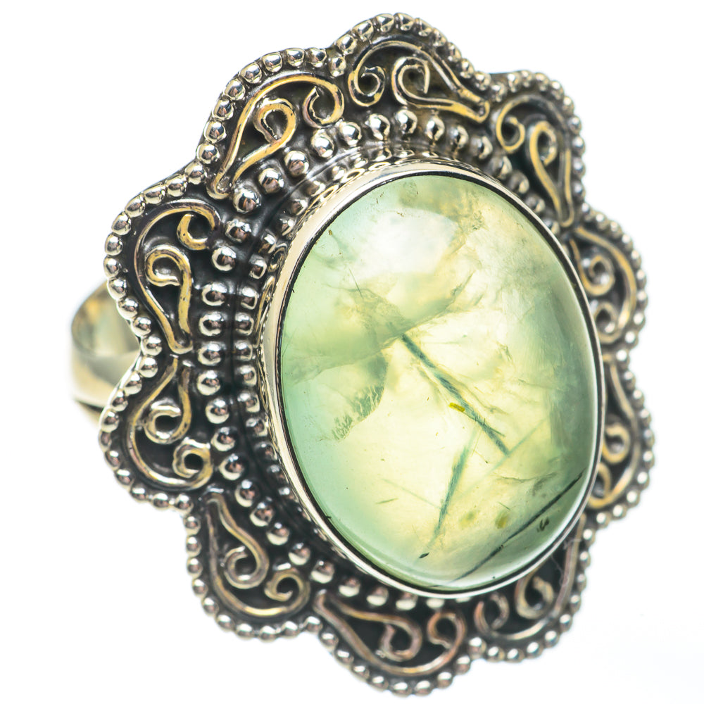Prehnite Rings handcrafted by Ana Silver Co - RING67908