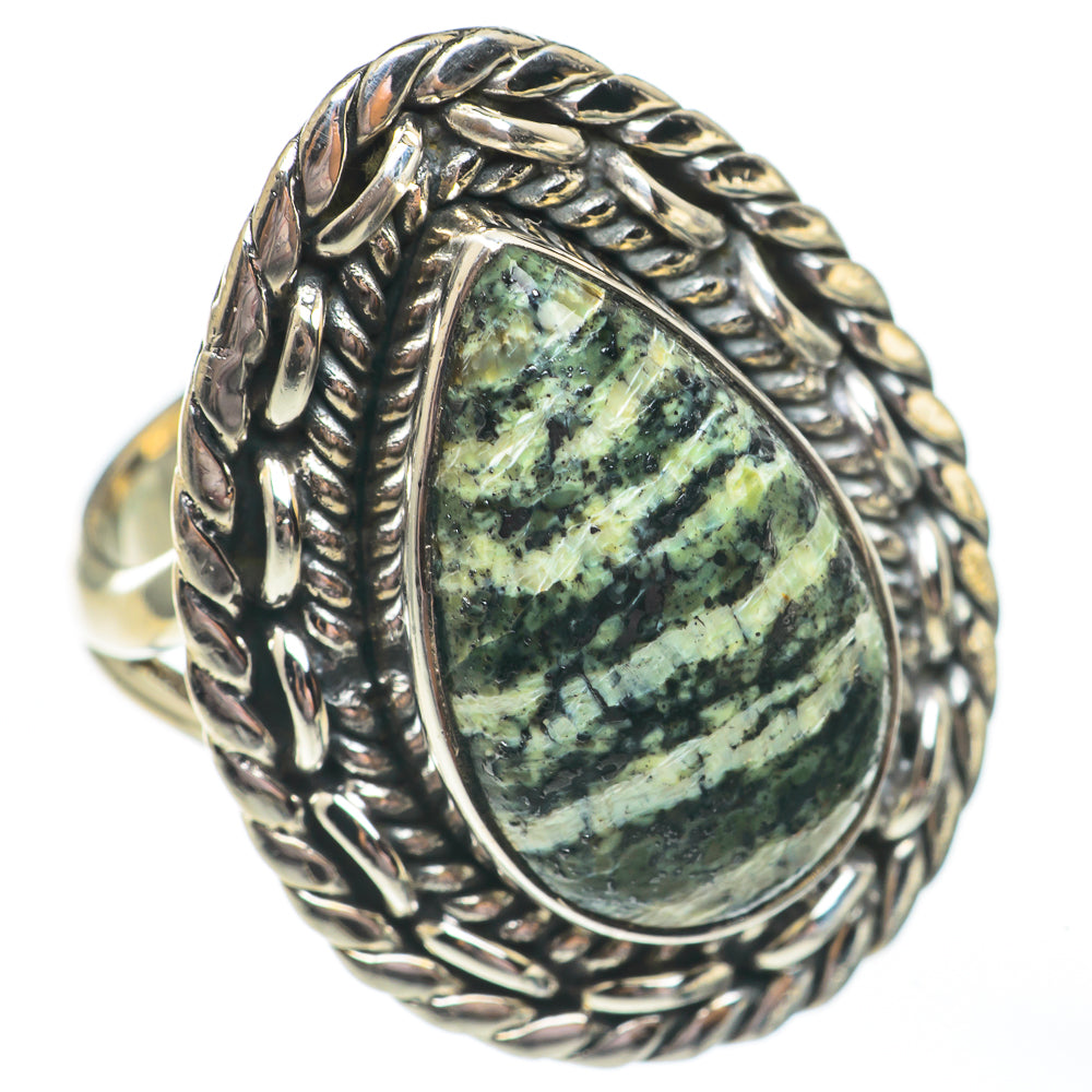 Lizard Jasper Rings handcrafted by Ana Silver Co - RING67938