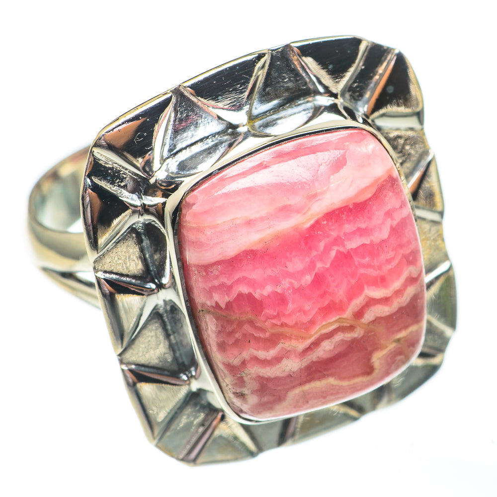 Rhodochrosite Rings handcrafted by Ana Silver Co - RING67946